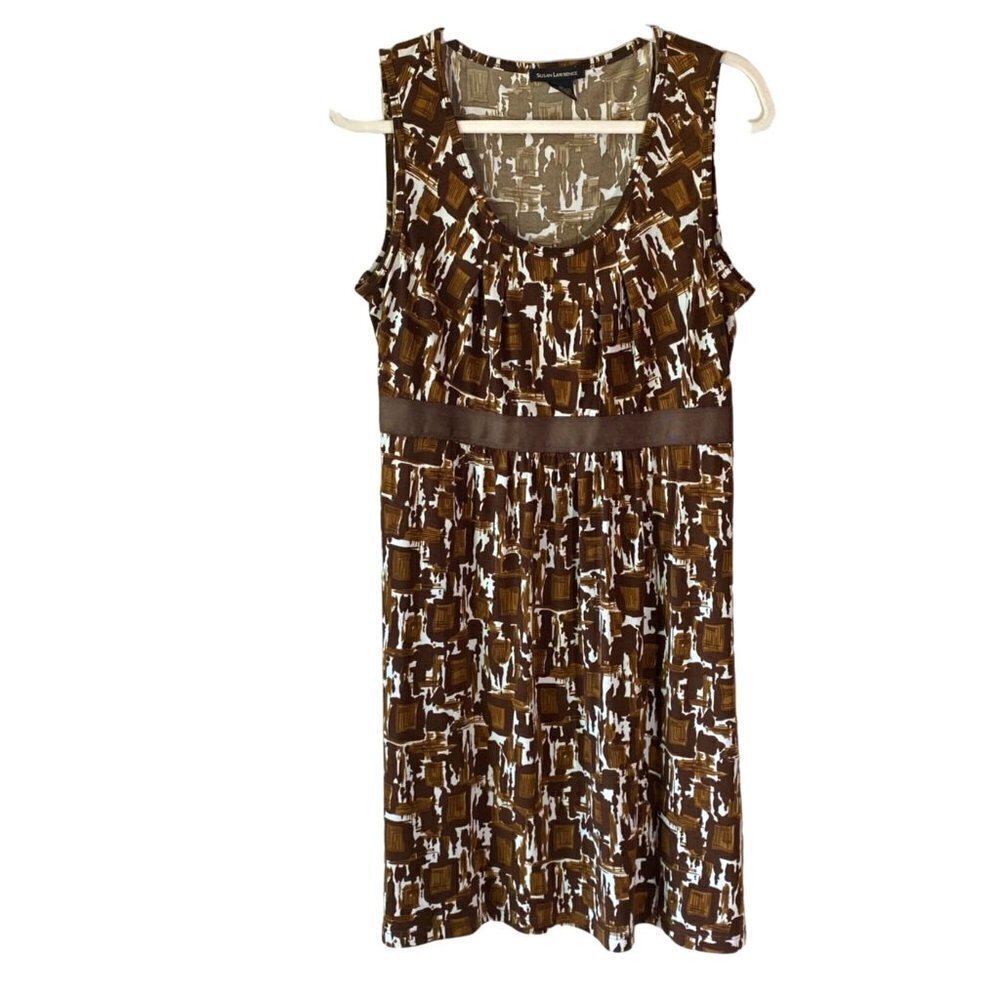 SUSAN LAWRENCE Women's Dress  XL Ribbon like material around the front of waist